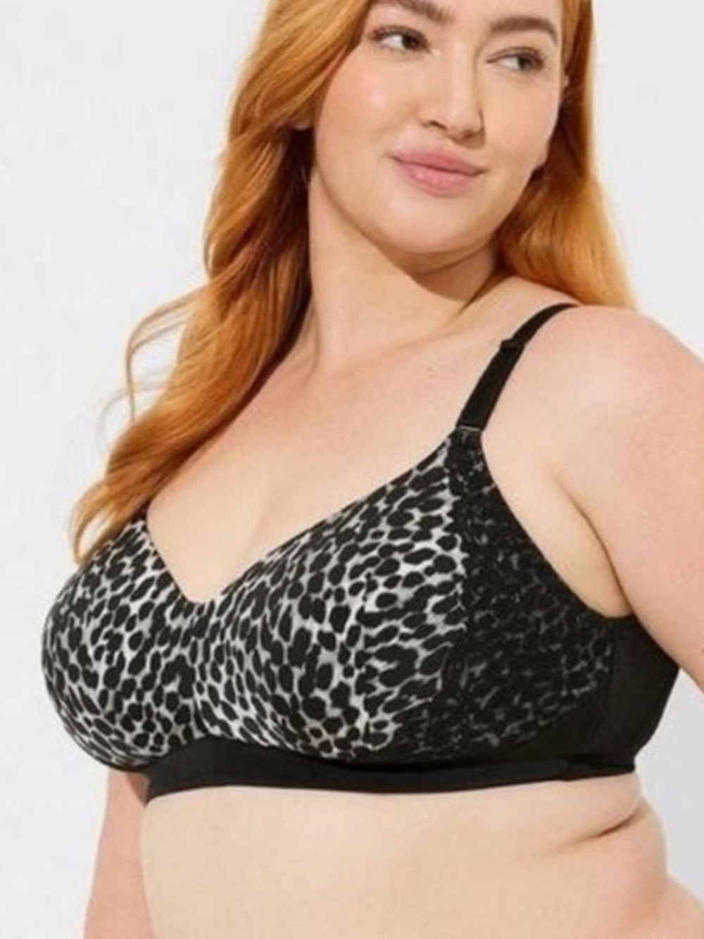 Torrid Cheetah Dream Wire-Free 360° Back Smoothing Bra 40DDD – Animal Print